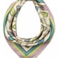 Hang Tag Printed Silk Bandana Scarf