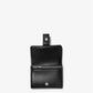 Colby Small Leopard Print Calf Hair Tri-Fold Wallet