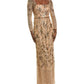 Sequin Lattice Gown