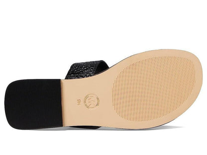 Parker 40S3PKFS1E-001 Sandal Women's Black Leather Thong JOBB1345