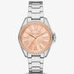 Kaycie Pavé Silver-Tone Watch