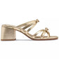 Women's Carolina Bow-Trim Block-Heel Sandals