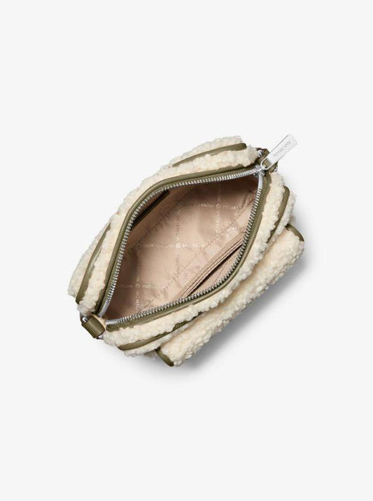 Bradshaw Extra-Small Faux Shearling Camera Crossbody Bag