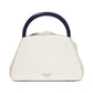 Flora Patent Leather Small 3D Flower Top Handle Handbag