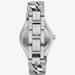 Lennox Pavé Silver-Tone Curb-Link Watch