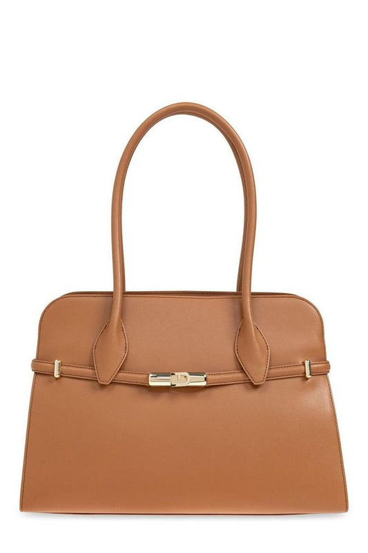 Furla Goccia Arch Logo Large Handbag