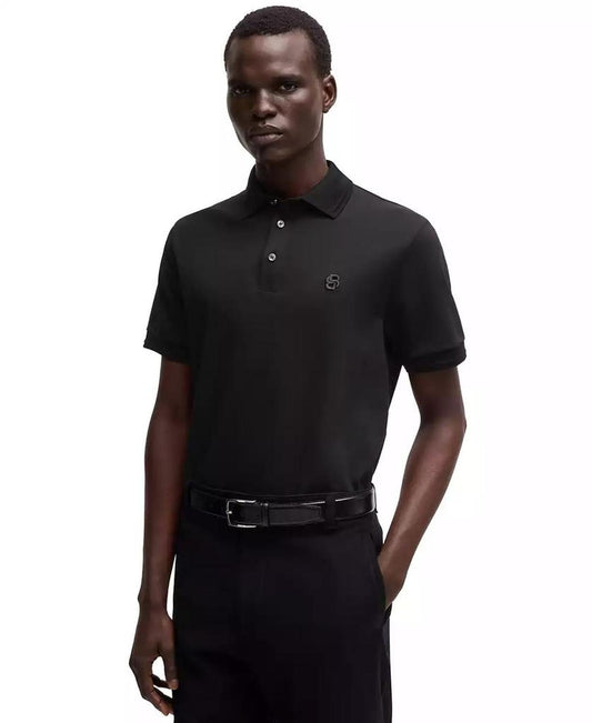 Men's Double B Monogram Regular-Fit Polo
