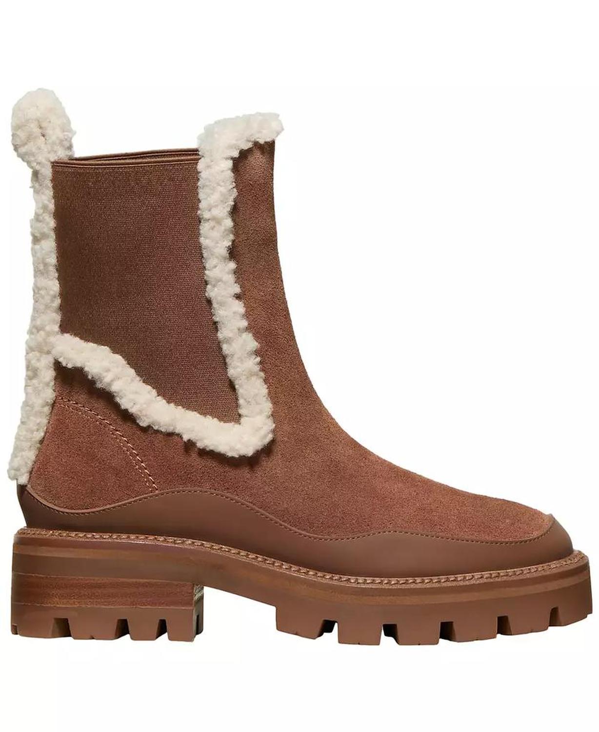 Women's Shearling Chelsea Boots