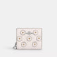 Snap Wallet With Floral Applique