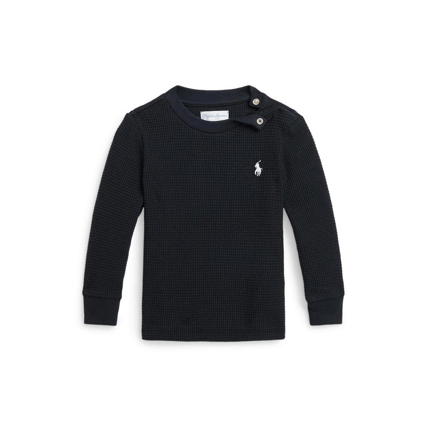 Waffle-Knit Cotton Long-Sleeve Tee (Infant)