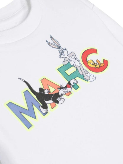 The Marc Jacobs Kids Logo Printed Crewneck Sweatshirt