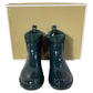 Blakely Logo Tape Rain Boots in Racing Green PVC and Nylon