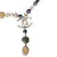 Silver Tone Chanel 2006 CC Rhinestone, Faux Pearls & Beads Necklace