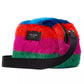 Puffed Striped Faux Fur Small Crossbody