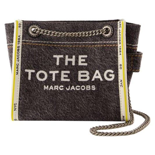 The Mini Tote -  - Cotton - Black