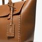 Sophia Hand-Stitched Pebbled Leather Satchel