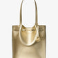 Carson Large Metallic Leather Shoulder Bag