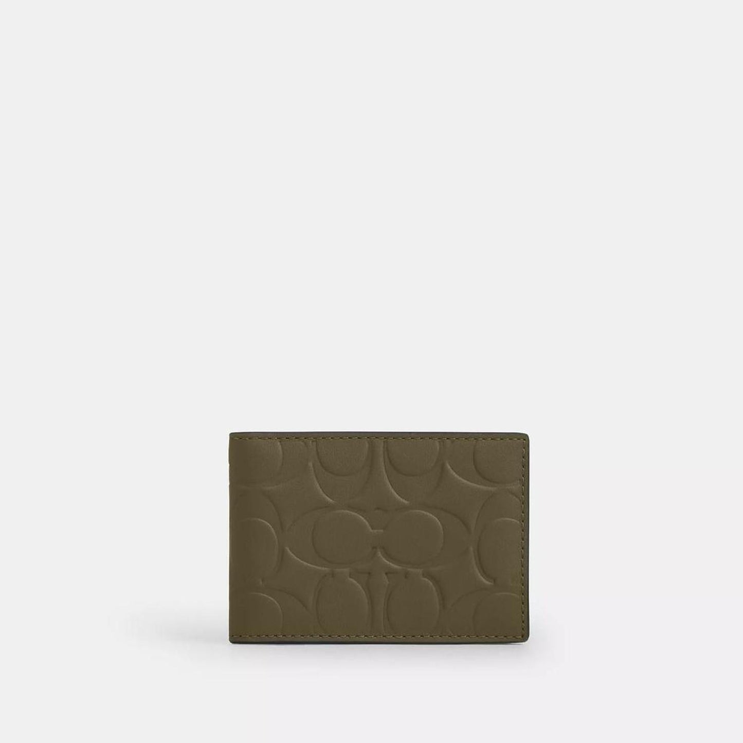 Compact Billfold Wallet In Signature Leather