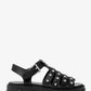 Jagger Studded Metallic Leather Sandal
