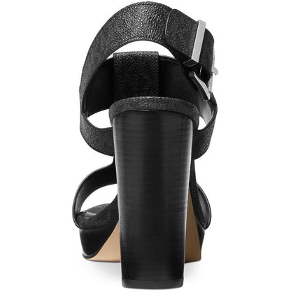 Becker T Strap Womens Leather Slingbacks T-Strap Heels