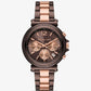 Oversized Maren Two-Tone Watch
