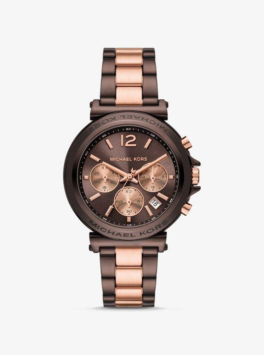 Oversized Maren Two-Tone Watch