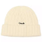 Women's Embroidered Cable-Knit Beanie Hat