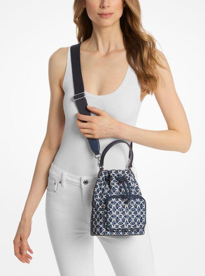 Khai Small Signature Logo Bucket Bag