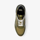 Trevor Leather and Corded Twill Trainer