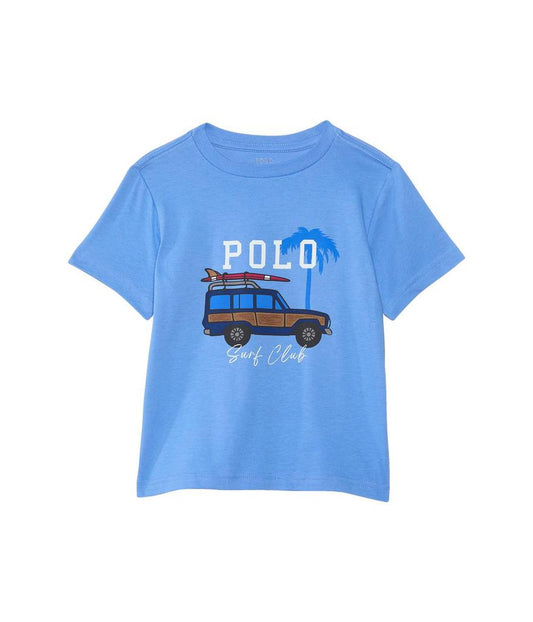 Car-Print Cotton Jersey Tee (Big Kid)