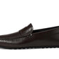 Smooth Leather Slip-On Drivers