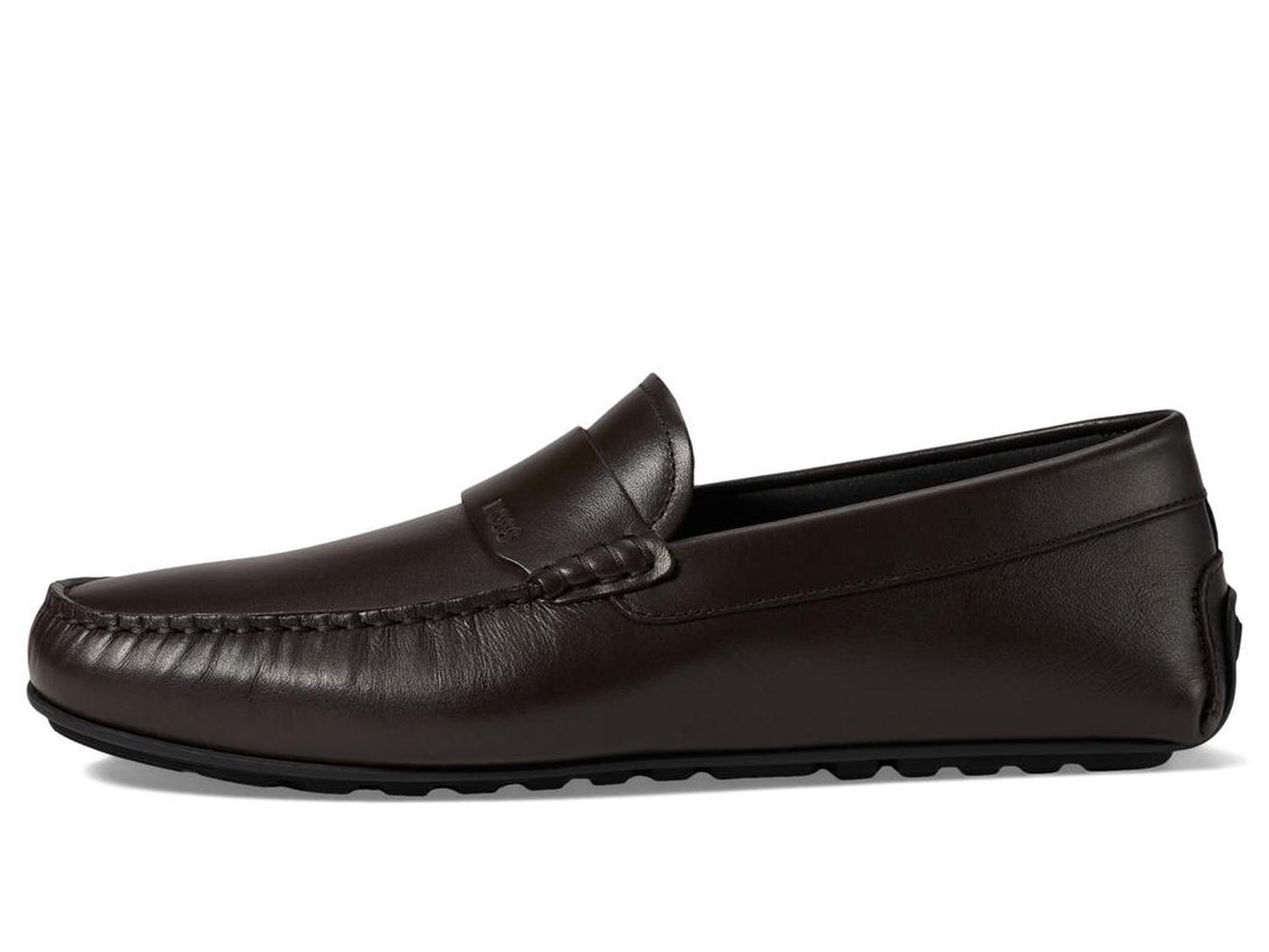 Smooth Leather Slip-On Drivers
