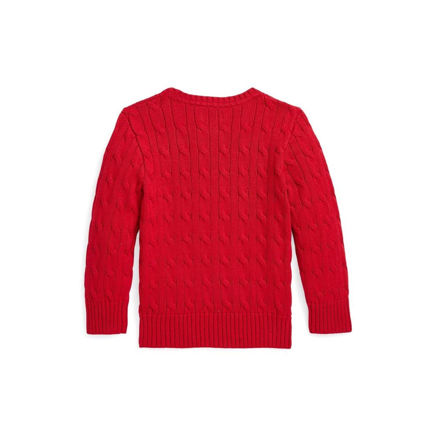 Polo Bear Cable-Knit Cotton Sweater (Toddler/Little Kid)