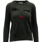 Kate Spade x Boome Street Winking Face Sweater in Grey Polyamide