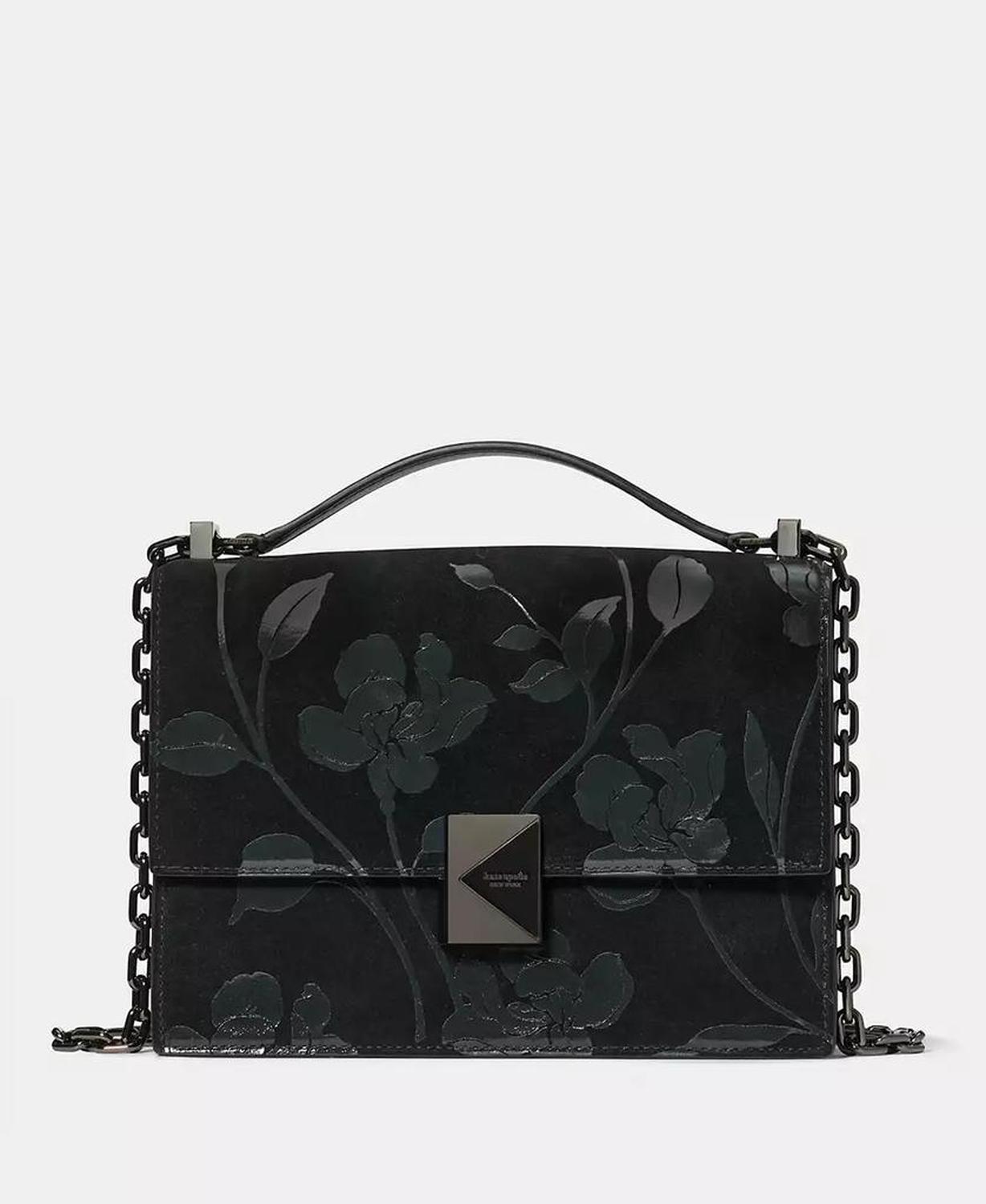 Deco Uptown Blooms Printed Chain Shoulder Bag