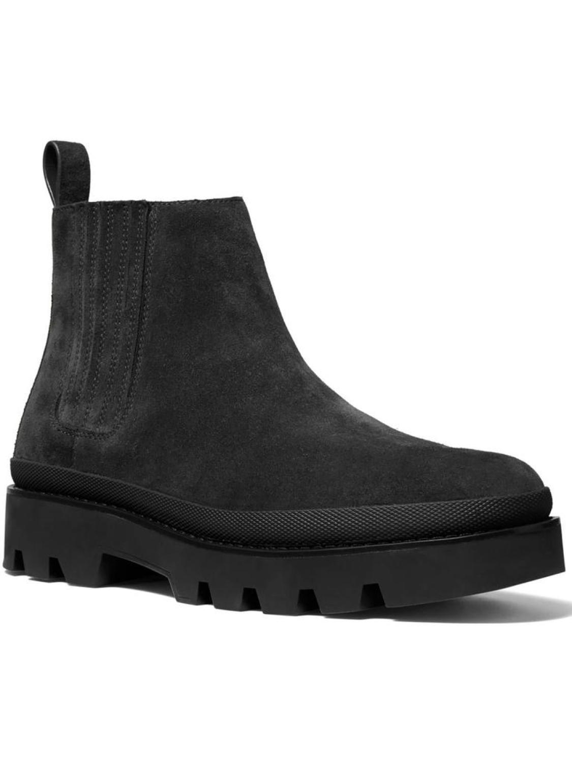 Lewis Mens Suede Ankle Chelsea Boots