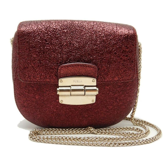 Metallic  Leather Shoulder Bag (Pre-Owned)