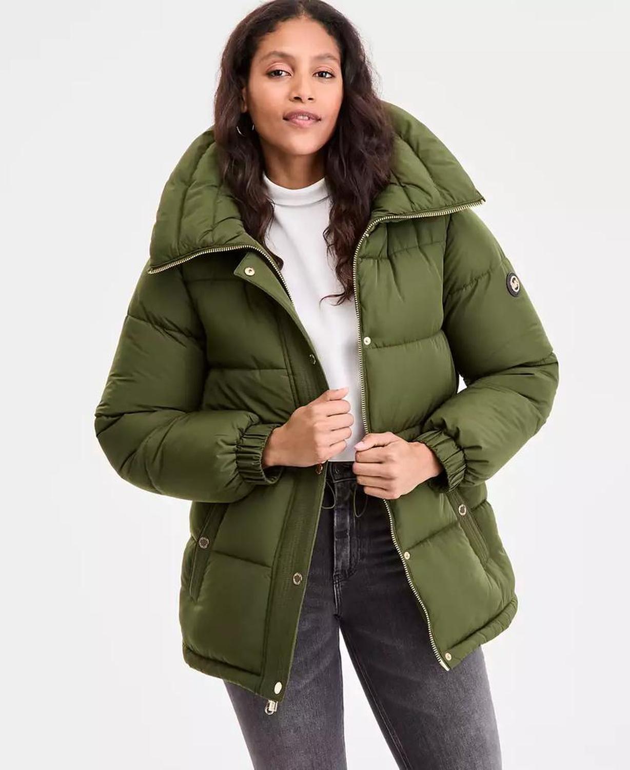 Women's Hooded Anorak Puffer Coat, Exclusively at Macy's