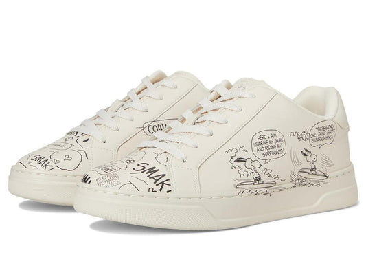 Peanuts Comic High Line Leather Sneakers