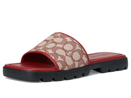 Florence Sandals In Signature Textile Jacquard