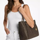 Georgia Large Nylon Top Zip Tote