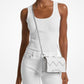 Jet Set Medium Woven Leather Crossbody Bag