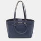 Michael Kors Navy Leather Large Emmy Tote