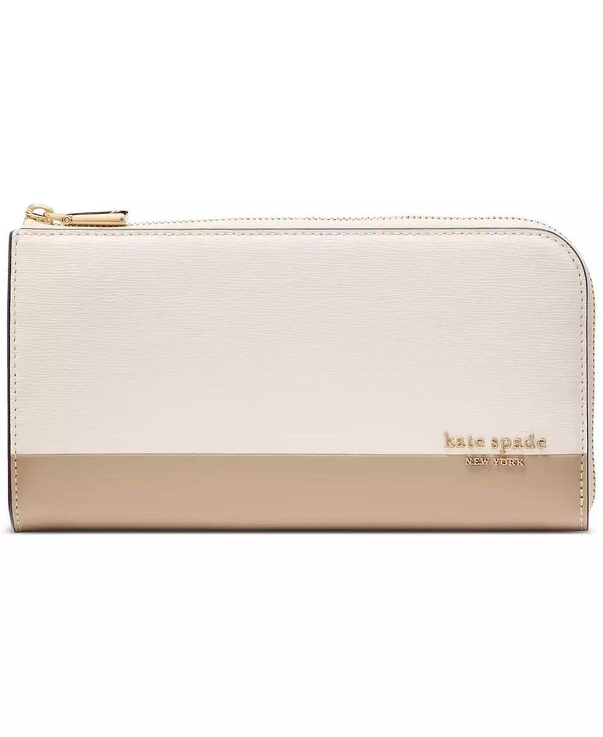 Devin Saffiano Leather Zip Around Continental Wallet