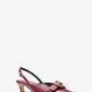 Jaden Leather Slingback Kitten Pump