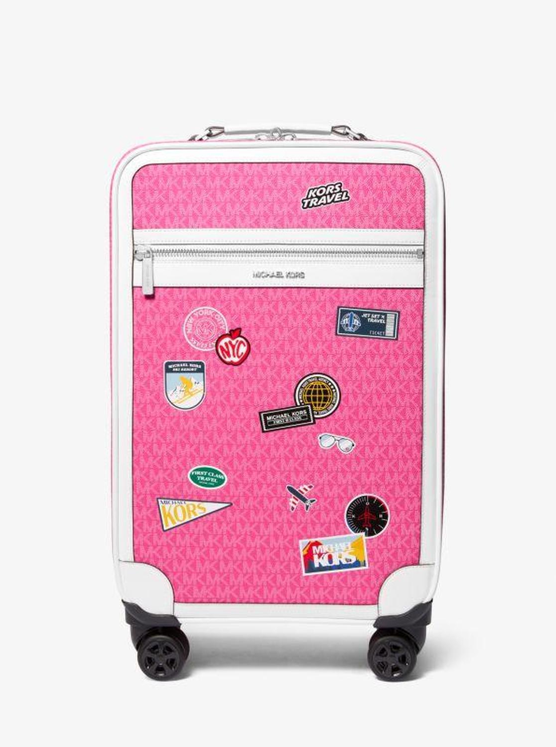 Small Embellished Signature Logo Suitcase