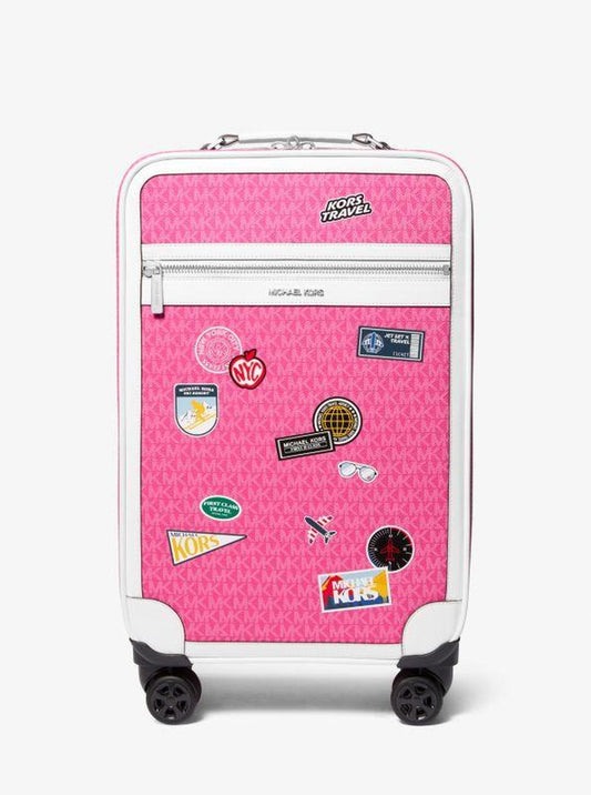 Small Embellished Signature Logo Suitcase
