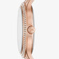 Pavé Rose Gold-Tone Watch