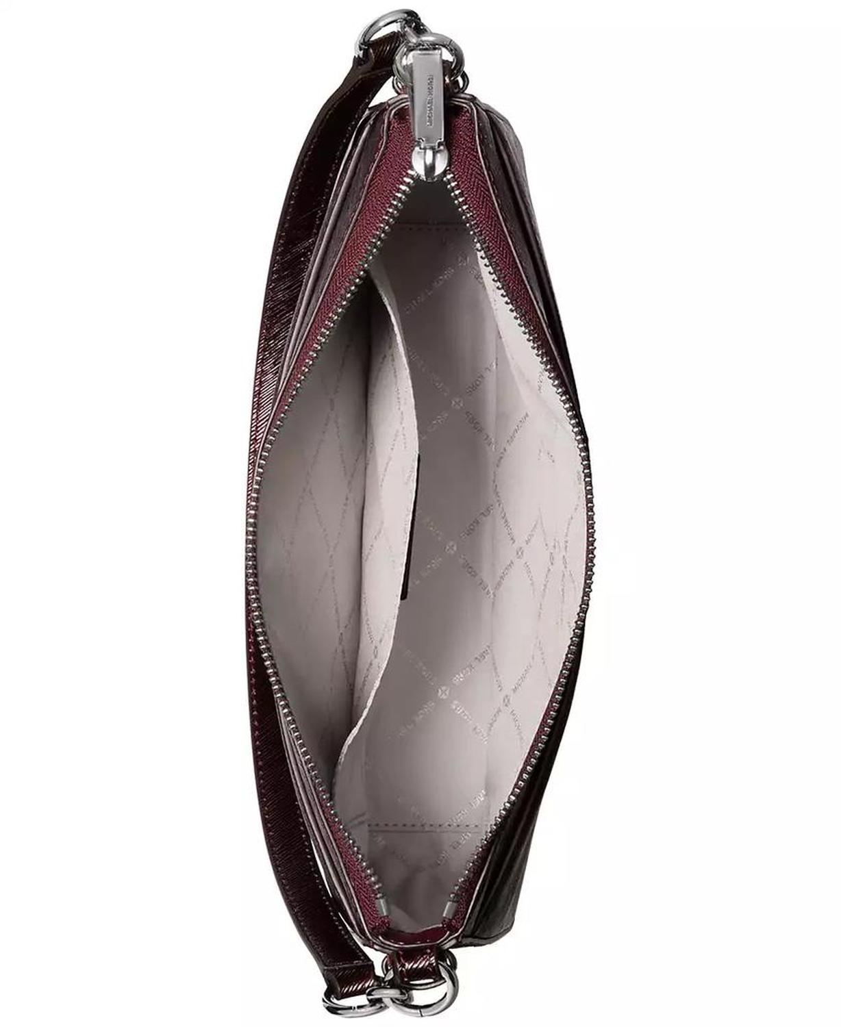 Michael Kors Women's Jet Set Top Zip Pouchette Crossbody Bag