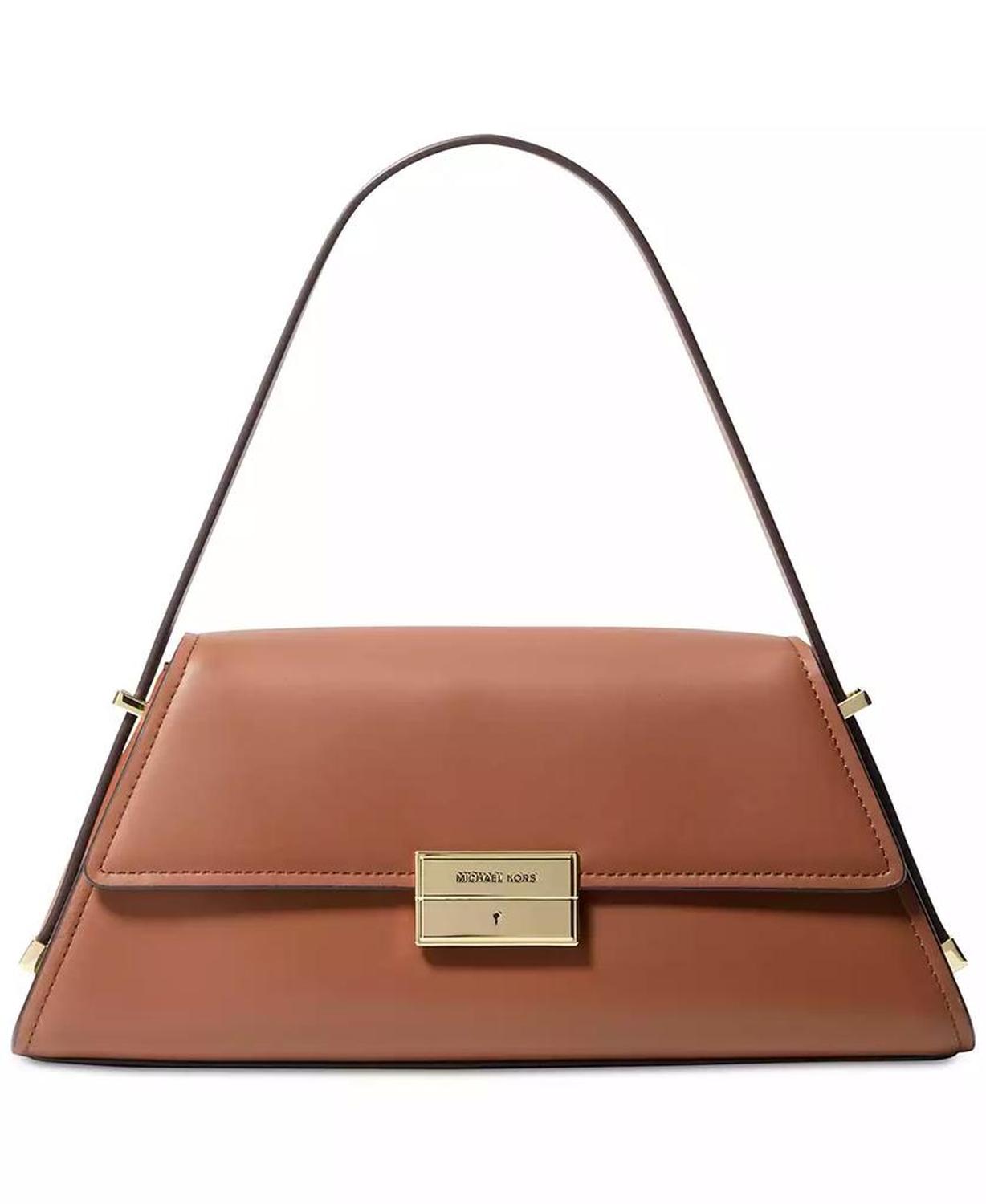 Ludlow Small Leather Convertible Shoulder Bag